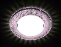 G303 PI/WH хром/розовый GX53+3W(LED WHITE)