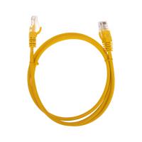 Патч-корд U/UTP, CAT 5e, RJ45-RJ45, 26AWG, LSZH, желтый, 1м REXANT