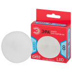 LED GX-8W-840-GX53 R  Лампа светодиодная ЭРА RED LINE LED GX-8W-840-GX53 R 8Вт таблетка нейтральный белый свет GX53