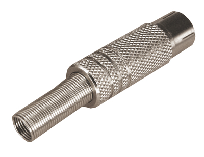 TV-разъем гнездо никелированный c пружиной REXANT 