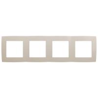12-5004-02 ЭРА Рамка на 4 поста, Эра12, слоновая кость (10/100/2000)