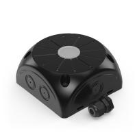 Коробка распределительная 60-0500-9005-КВ для видеокамер двухкомпонентная безгалогенная (HF) черная 100х100х50 с кабельным вводом Промрукав