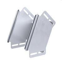 Угол вертикальный внешний 90 градусов Стандарт INOX (AISI 316) 150х100 Промрукав