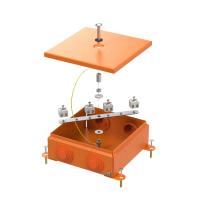 Коробка металлическая огнестойкая 70-0380-FR2.5-8 E15-E120 RAL2004 150x150x60 (6 шт/кор) Промрукав