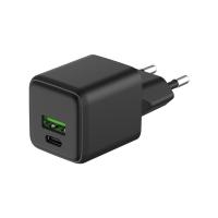Сетевое зарядное устройство с двумя портами USB-A и USB-C, 25Вт GaN REXANT