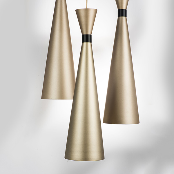 816317 Люстра DUMO 1х40W E27 ЧЕРНЫЙ МАТОВЫЙ/ЗОЛОТО