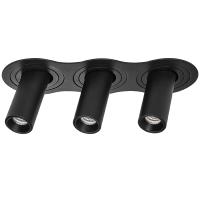 i637272 Светильник INTERO TUBO LED 10W*3 500LM*3 60G ЧЕРНЫЙ 3000K (217637+217272+217272+217272)