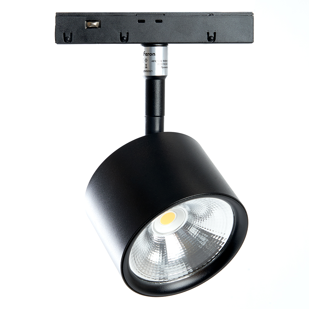 Светильник светодиодный Feron MGN305 трековый низковольтный 10W, 900 Lm, 4000К, 90 градусов, черный FERON MGN305