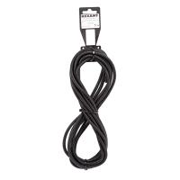 Труба автомобильная гофрированная ПП, Ø4,7мм, разрезная (бухта 5 м/уп) REXANT