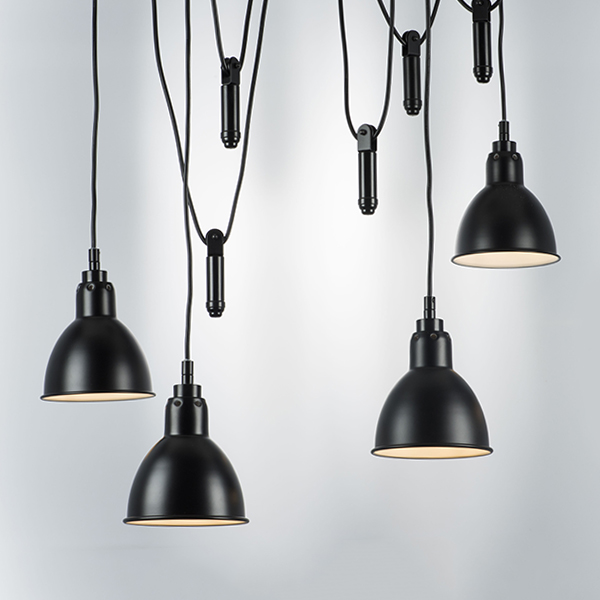 761057 Люстра ACROBATA 5х40W E14 ЧЕРНЫЙ