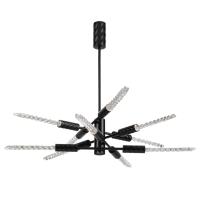 5459/28L L-VISION ODL_EX26 041 черный глянцевый/прозрачн./металл/стекло Люстра LED 28W (10*2.8W) 3000K 1260Лм KOLOS