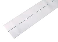 Трубка термоусаживаемая ТУТ нг 50,0/25,0мм, белая, упаковка 10 шт. по 1м REXANT