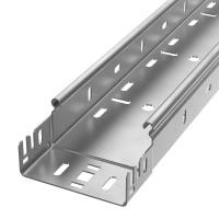 Лоток перфорированный Профи INOX (AISI 304) 100х50x6000 (2,0 мм) (12 м/уп) Промрукав