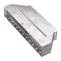 Переходник симметричный с крышкой Стандарт 600х400х100 Промрукав