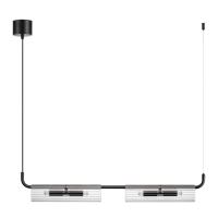 6561/4 SUSPENTIONI LN25 241 черный/прозрачный/металл/стекло Подвес G9 4*20W 220V TORONTO