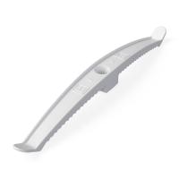 Держатель круглого кабеля двусторонний для прямого монтажа на 16 мест в гофроящике белый (100 шт/кор) Промрукав