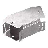 Угол горизонтальный 45 градусов с крышкой Стандарт 100х80 Промрукав