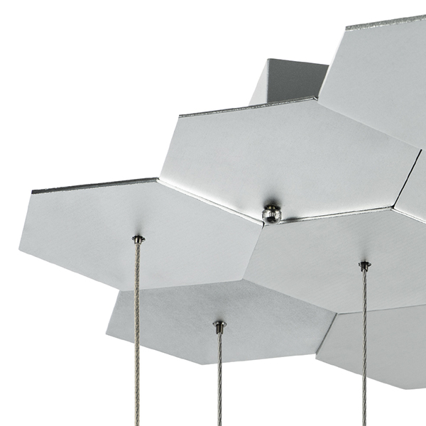 750224 Люстра подвесная FAVO LED-60W 2880LM Silver 4000K