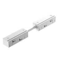 Коннектор питания прямой гибкий 5см Exility белый