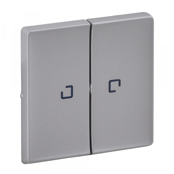 Legrand Valena LIFE Алюм Клавиша 2-ая с подсветкой/индикацией