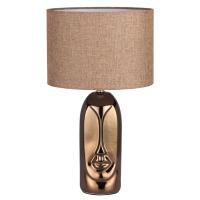 8149/1T MODERNI LN25 000 бронза/бежевый, керамика/текстиль Настольная лампа Е27 1*60W 220V AKIVI