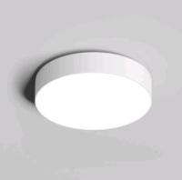 DK2850-WH Накладной светильник TAB 24 Вт, LED 3000K/4000K/6500K, IP 20, d160mm, белый, алюминий/акрил