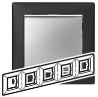 Legrand Valena Ноктюрн/Серебро Рамка 5-ая горизонт.