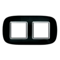 BT Axolute Роскошный черный Рамка 2+2 мод эллипс