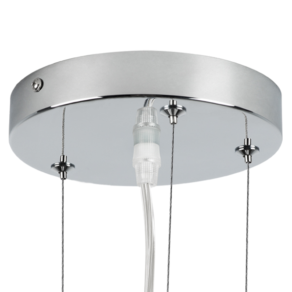 758164 Люстра подв. DIAFANO 16х40W G9 ХРОМ/ПРОЗРАЧНЫЙ