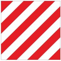 Знак металл "Негабаритное место" (300x300) EKF PROxima