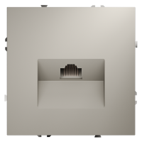 Розетка компьютерная встраиваемая VOLTUM S70 RJ45 кат.6, (кашемир)
