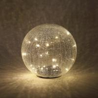 ERASF08-25 ЭРА Садовый светильник Шар на солнечной батарее, 20 LED 20 cм (8/32)