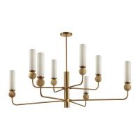 6625/8 MIDCENT ODL25 223 Люстра под латунь/металл/стекло/камень IP20 8*E14 40W 220V LOLLA