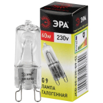 G9-JCD-60-230V-CL  Лампа галогенная ЭРА JCD-60-230V-G9-CL 60Вт капсула теплый белый свет G9