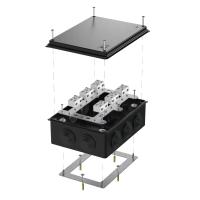 Коробка огнестойкая для о/п 40-0320-FR6.0-4-12-Р Е15-Е60 RAL9005 200х150х75 (5 шт/кор) Промрукав
