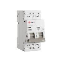 Автоматический выключатель 2P 32А (B) 6кА ВА 47-63N EKF PROxima