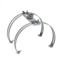 Держатель молниеприёмника на круглый конёк двойной TDZ Промрукав