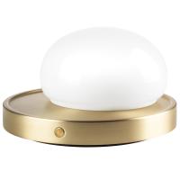 745933 Настольная лампа ALFA LED 3W 300LM ЗОЛОТО/БЕЛЫЙ 3000K