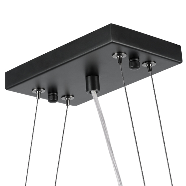 802137 Подвес NUBI 3х40W E27 ЧЕРНЫЙ МАТОВЫЙ/БЕЛЫЙ