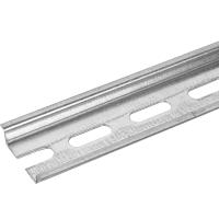 DIN-рейка L-95 мм перфорированная оцинкованная (0,8 мм) (10 шт/уп) Промрукав