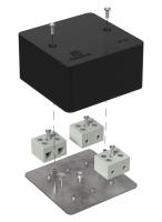 Коробка огнестойкая для кабель-канала 40-0460-FR10.0-6 Е15-Е120 RAL9005 85х85х45 (44 шт/кор) Промрукав