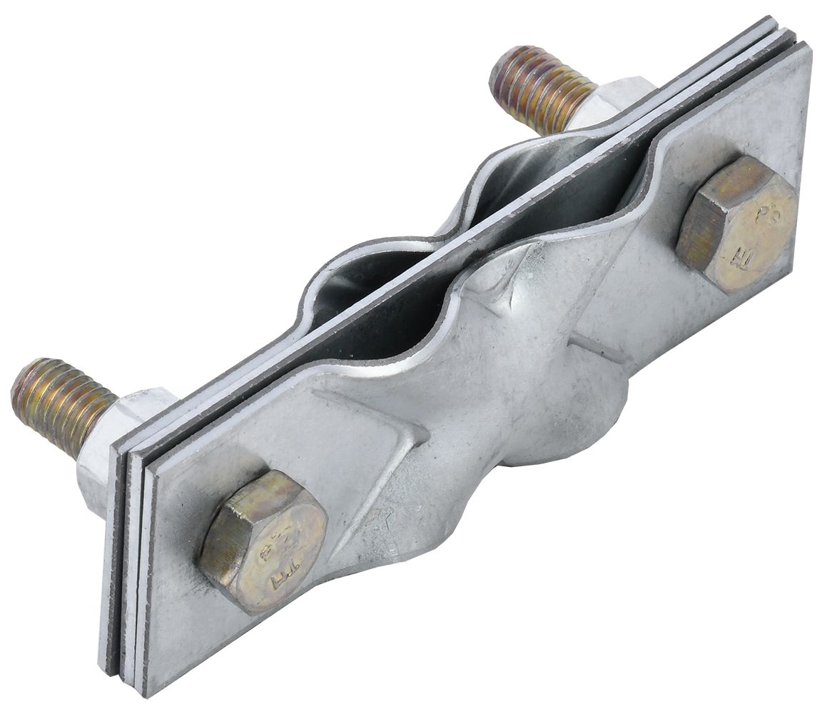 Зажим заземления диагональный полоса/пруток-полоса/пруток оцинкованная сталь IEK