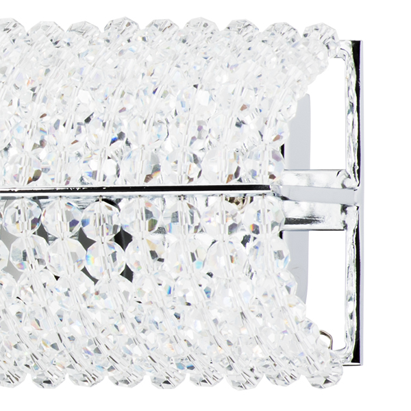 704654 Бра зерк. MONILE 5х40W E14 ХРОМ