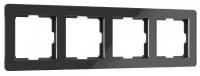 W0042708/ Рамка на 4 поста Acrylic (черный)