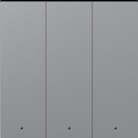 Клавиша 3-я с подсветкой, матовый серый, серия A07