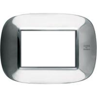 BT Axolute Ледяная сталь Alessi Рамка 3 мод эллипс