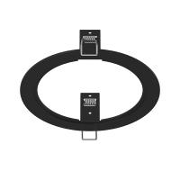 217917 Рамка INTERO 111 ROUND ЧЕРНЫЙ