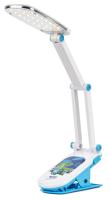 Настольный светильник ЭРА NLED-424-2.5W-BU ФИКСИКИ светодиодный аккумуляторный на прищепке синий