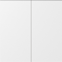 Клавиша 2-я для перекрёстного переключателя, матовый белый, серия A07