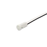 Цоколь «патрон» керамический G4 с проводом 15 см, белый REXANT